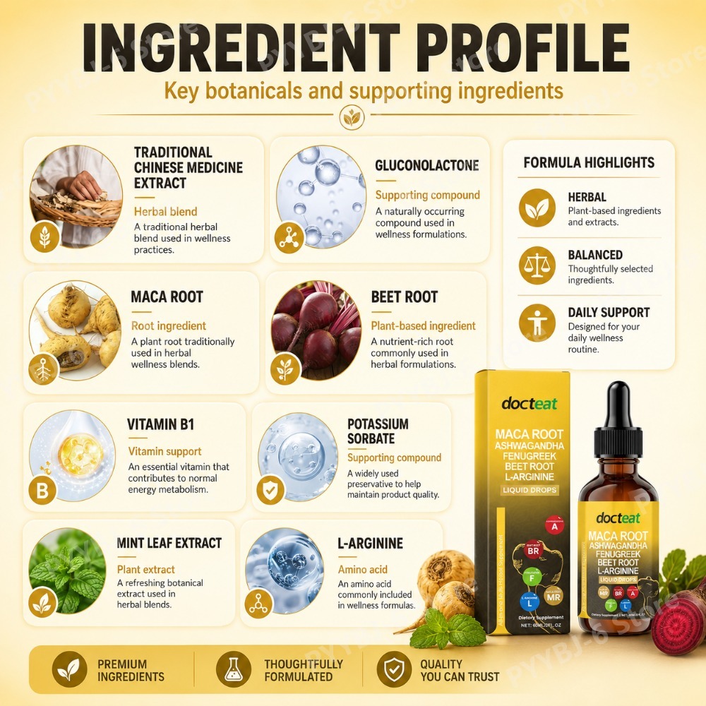Maca Root Beet Root L-Arginine - Herbal Wellness Liquid 评论和价格