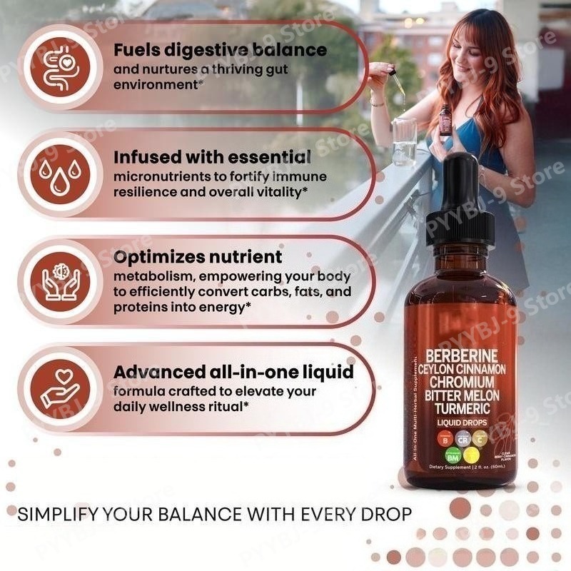 Berberine Chromium Turmeric Gi - Herbal Wellness Liquid 评论和价格