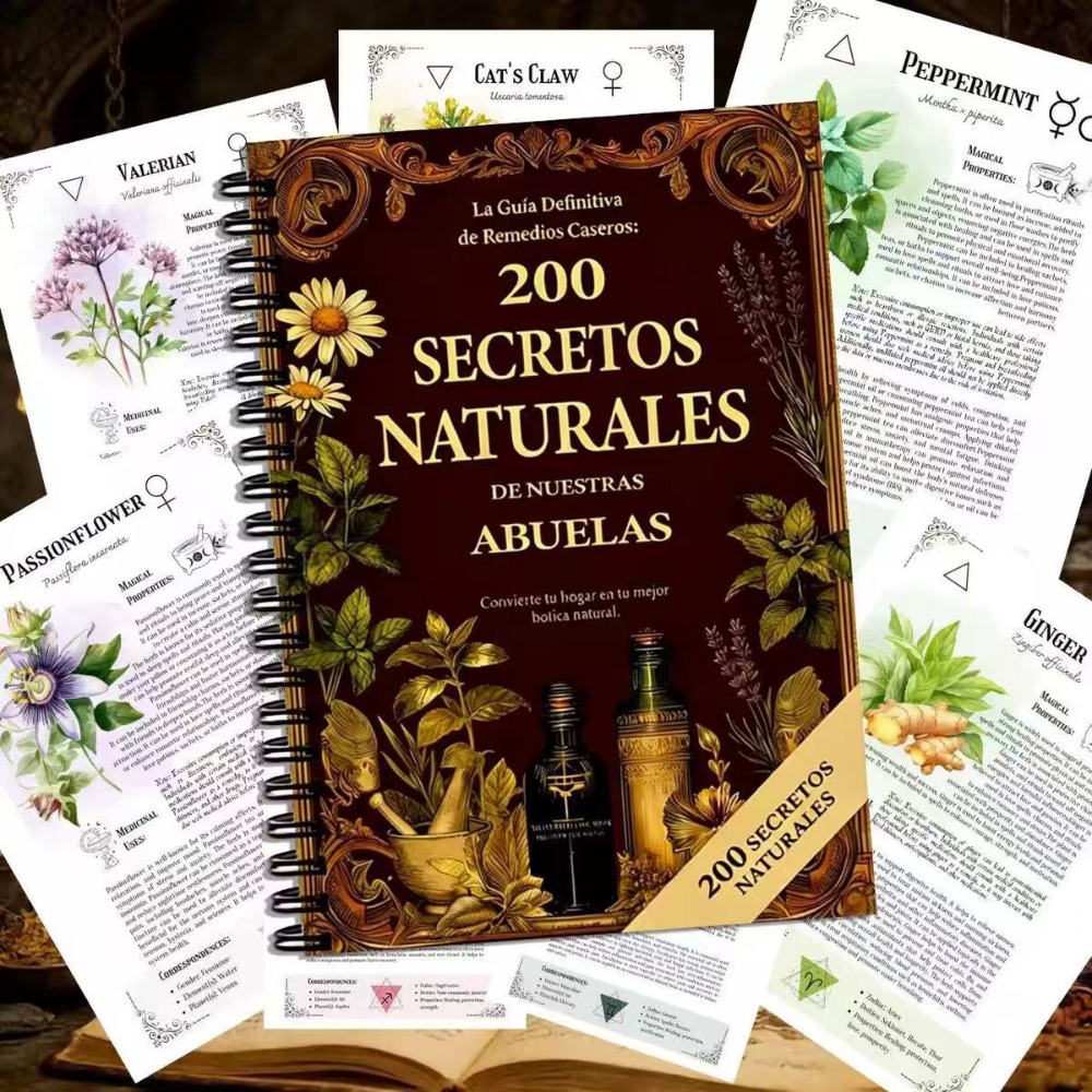 200 Natural Secrets A5 Spanish - Herbal Wellness Guide 评论和价格