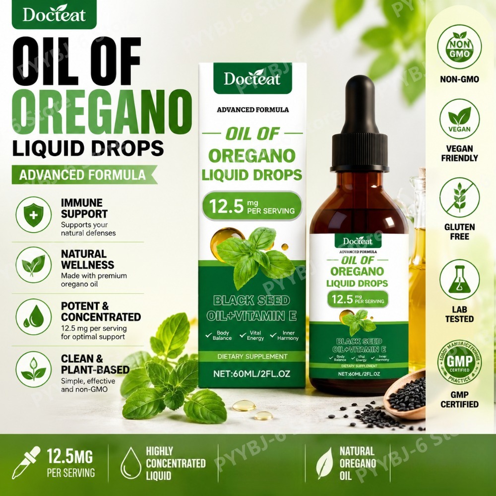 Oregano Oil Liquid Drops 60ml  - Herbal Wellness Liquid 评论和价格