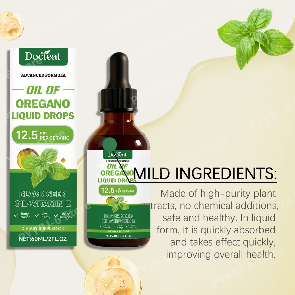 Oregano Oil Liquid Drops 60ml  - Herbal Wellness Liquid 评论和价格