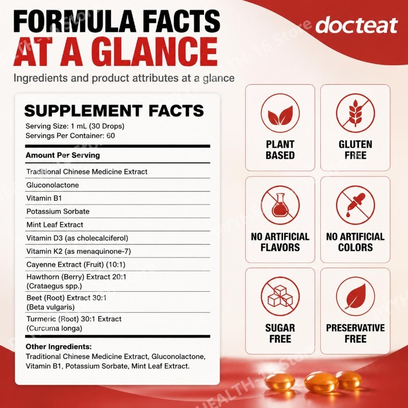 Docteat Vitamin K2+D3 Liquid D - Herbal Wellness Liquid 评论和价格