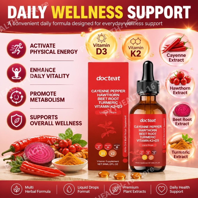 Docteat Vitamin K2+D3 Liquid D - Herbal Wellness Liquid 评论和价格